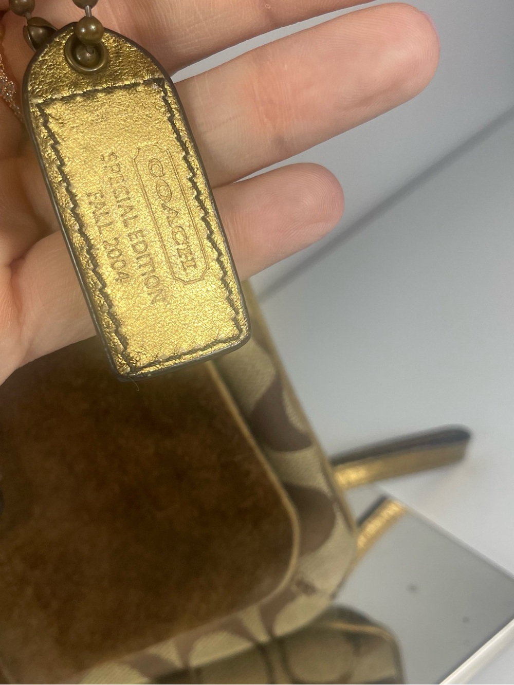 Coach Vintage Special Edition Legacy Canvas & Suede Crossbody RARE - Picture 3 of 16